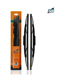 اشتري 3XR 2 Pcs Set Car Wiper Blades 16" 400mm Professional GradCar Wiper Blades في السعودية