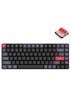 Buy K3 Pro Wireless Custom Mechanical Keyboard, 84 keys 75% Layout QMK/VIA Programmable Bluetooth/Wired White Backlight Ultra-Slim with Gateron Low-Profile Red Switch Compatible with Mac Windows Linux in UAE