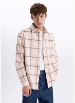 اشتري Man Woven Long Sleeve Shirt في الامارات