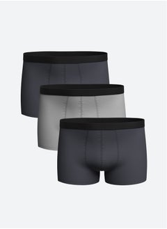 اشتري Standard Fit Cotton Flexible Men's Boxer 3-Piece في مصر