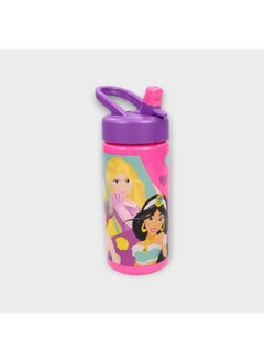 Buy Stor Princesses Sports Water Bottle with Straw and Built-in Handle 410ml0 in Egypt