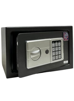 اشتري Digital Safe - Compact Steel Money Security Box with Electronic Keypad and 2 Manual Override Keys ( Black ) Colour By LOTFY GROUP ( H20 * W31 * D20 CM ) في مصر