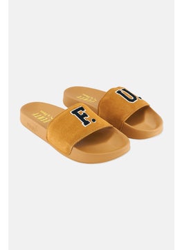 اشتري Women X Fenty Leadcat Fenty Slides Slippers, Golden Brown في الامارات