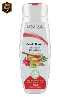 Buy Kesh Kanti Silk & Shine Hair Cleanser: 200 ml of Natural Herb Infusion for Shiny, Smooth Hair - Enriched with Sesame Oil, Amla, Honey, and Bhringraj for Ultimate Hydration and Scalp Cleansing in UAE