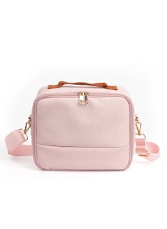 Buy DSLR Camera Bag for CP910/1200/1300 Crossbody Camera Case with Padded Shoulder Strap Anti-Thief Camera Shoulder Bag Pink in UAE