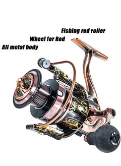 Buy Fishing Wheel for Rod with Accessories, Spinning wheel fishing reel , Lure fish wheel, Portable Fishing Reel Combo,  suitable for sea fishing in Saudi Arabia