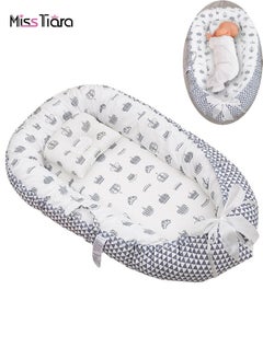 Buy Baby Lounger And Share a Sleeping Baby Nest, Foldable, Removable And Washable, 100% Cotton Portable Pressure Protection Crib, Can Be Used for Bedroom/Travel/Camping in UAE