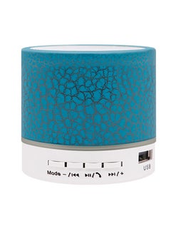 اشتري A9 Crack Pattern Mini Speaker Colorful Light Support U Disk TF Card AUX Port Wireless Portable Loudspeaker Box في الامارات