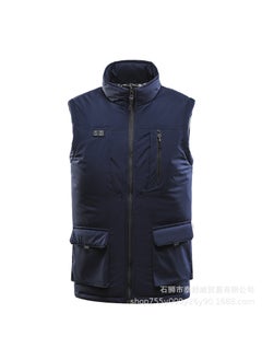 اشتري Mens Heated Vest Smart Thermal Workwear Blue Blue في الامارات