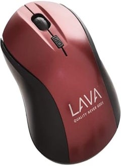 اشتري Generic Lava ST-13 Wireless Gaming Grade Specifications Mouse With Fast Track - Red Black في مصر