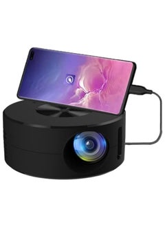 Buy Portable LED Video Mini Projector Home Theater Projector For Android iPhone, USB Powered Support Wired Connection Phone Screen in UAE