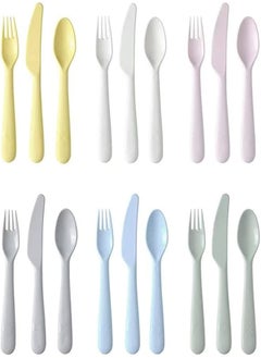 Buy IKEA KALAS 18-Piece Cutlery Set, Mixed Colours (1) in Egypt