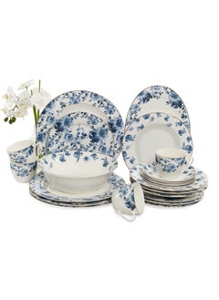 Buy Hex 22 Pieces Dinner Set Design in UAE