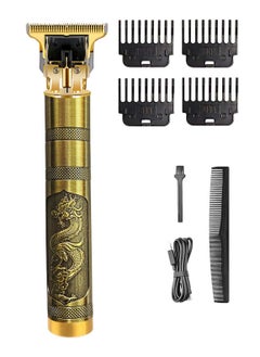 Buy Professional Gold Hair Clipper & Beard Trimmer Set Shaving Machine for Hair Shaving & Hair Removal Premium Blade Clippers for Personal Care in UAE