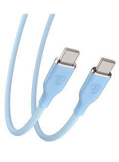 Buy USB C-USB C PD 65W Fast Charging Cable 1m, 5A, Type-C to Type-C Data Transfer Charging Cable in UAE