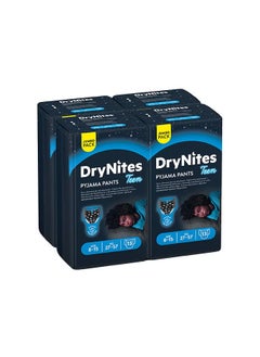 اشتري DryNites Pyjama Pants, 8-15 years, Bed Wetting Diaper, Boys, 27-57 kg, Jumbo Pack 13 Pants, Pack Of 4 في الامارات