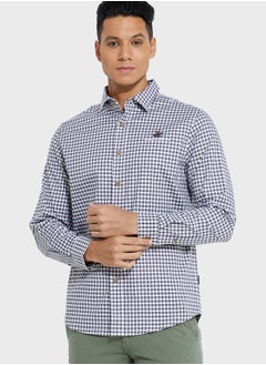 Buy Checked Slim Fit Shirt in Saudi Arabia