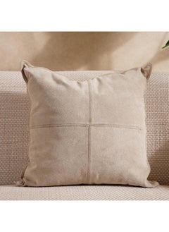 اشتري Alastor Leather Filled Cushion 50X50Cm - Stone في الامارات