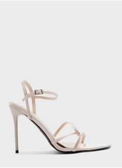 Buy Pointed Toe Cross Strap High Heel Sandal in Saudi Arabia