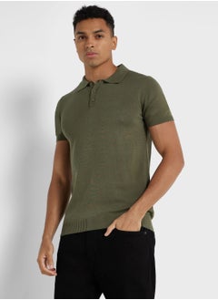 Buy Knit Polo Shirt in UAE