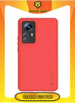 Buy Nillkin Super Frosted Shield Pro Matte cover case for Xiaomi 12T Pro (Red) in Egypt