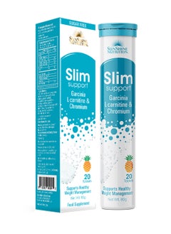 Buy Slim Support Pineapple Flavour- 20 Effervescent Tablets in UAE