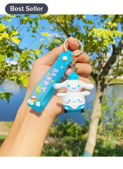 Buy Sanrio Cinnamon silicone keychain bag charm decorative accessories in Saudi Arabia