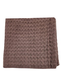 Buy Orchard Heavy Waffle Hand Towel (50 x 100 Cm) Dark Brown- Set of 4 in UAE