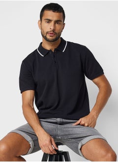 اشتري Tipped Polo Shirt في الامارات