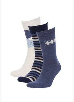 Buy 3 Pack Man High Cut Socks in UAE