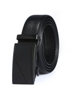 اشتري 130CM Creative Casual Versatile Wear Resistant Leather Automatic Buckle Belt في الامارات