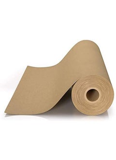 اشتري Brown Kraft Paper Roll  Arts & Crafts Gift Wrap Papers, Book Cover & Student Drawing Painting Wall Art Rolls, Parchment Paper(45cm X 30m) في السعودية