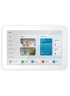 اشتري Echo Hub لوحة تحكم منزلية ذكية مزودة بمقاس شاشة 8 بوصات مع دعم نظام Alexa متوافق مع آلاف الأجهزة اصدار حديث (أبيض) في الامارات