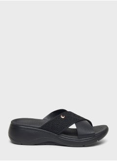 Buy X Strap Wedge Sandals in UAE