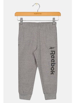 اشتري Toddlers Boy Brand Logo Pull On Sportswear Pants, Grey Combo في الامارات