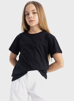 Buy Girl Regular Fit Short Sleeve T-Shirt in UAE