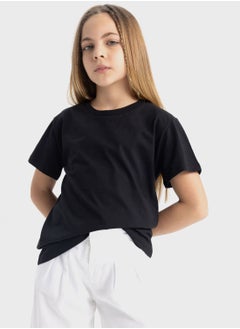 Buy Girl Regular Fit Short Sleeve T-Shirt in UAE