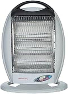 اشتري Natural Sky Halogen Heater 3 Candles 1200 Watt,Gray في مصر