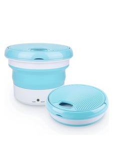 Buy Portable Mini Washing Machine Folding Cloth Washing Machine, Small Foldable Bucket Washer Lightweight Convenient Washer for Wash Baby Clothes in UAE
