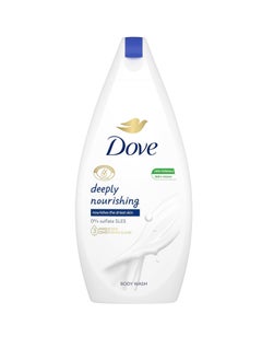 Buy Dove Deeply Nourishing Body Wash Microbiome Gentle Body Cleanser 450 ml in Saudi Arabia