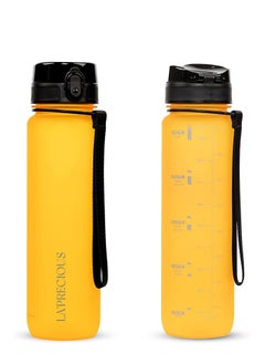 Buy 1L Water Bottle for Adults and Kids - USA Tritan Material Non-Toxic BPA Free - Fast Flow - Flip Top Leak Proof Lid and One Click Open in UAE