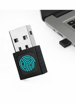 اشتري USB Fingerprint Reader 360° Touch Speedy Matching Multi Biometric Windows Security Key for Win 7 8 10 Windows Hello PC & Laptop في الامارات