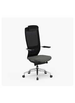 Buy Black Back Mesh Computer Chair Swivel Ergonomic Executive Chair With Armrests Chair in Egypt