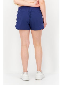 Buy Women Sportswear Fit Training Short, Navy Blue in UAE