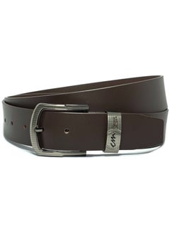 Buy Classic Milano Genuine Leather Belt Men Semi Casual Belt for men Men's belt DDL Smooth 40MM (Brown) by Milano Leather in UAE