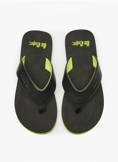 اشتري Men's Logo Print Thong Slippers في الامارات