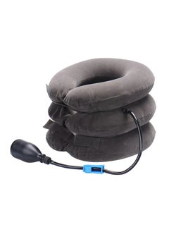 Buy Neck Support Cushion Inflatable Air Cervical Neck Traction Device Pain Stress Relief Tractor Support Massage NECK Pillow in Saudi Arabia