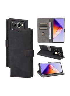 اشتري Phone Case for Infinix Note 40 Pro 5G/ Infinix Note 40 Pro+ 5G with RFID Security Protection Flip PU Leather Wallet Case with Card Holder Shockproof Protective Cover في السعودية