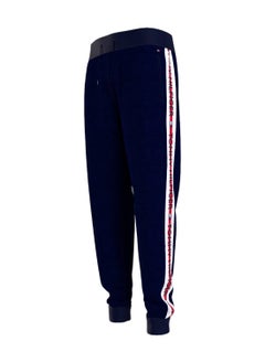 Buy Men's Lounge Track Pants - Modal, Blue in UAE