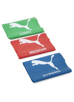 Buy Elastic Training Exercise Bands Set Of 3 in UAE